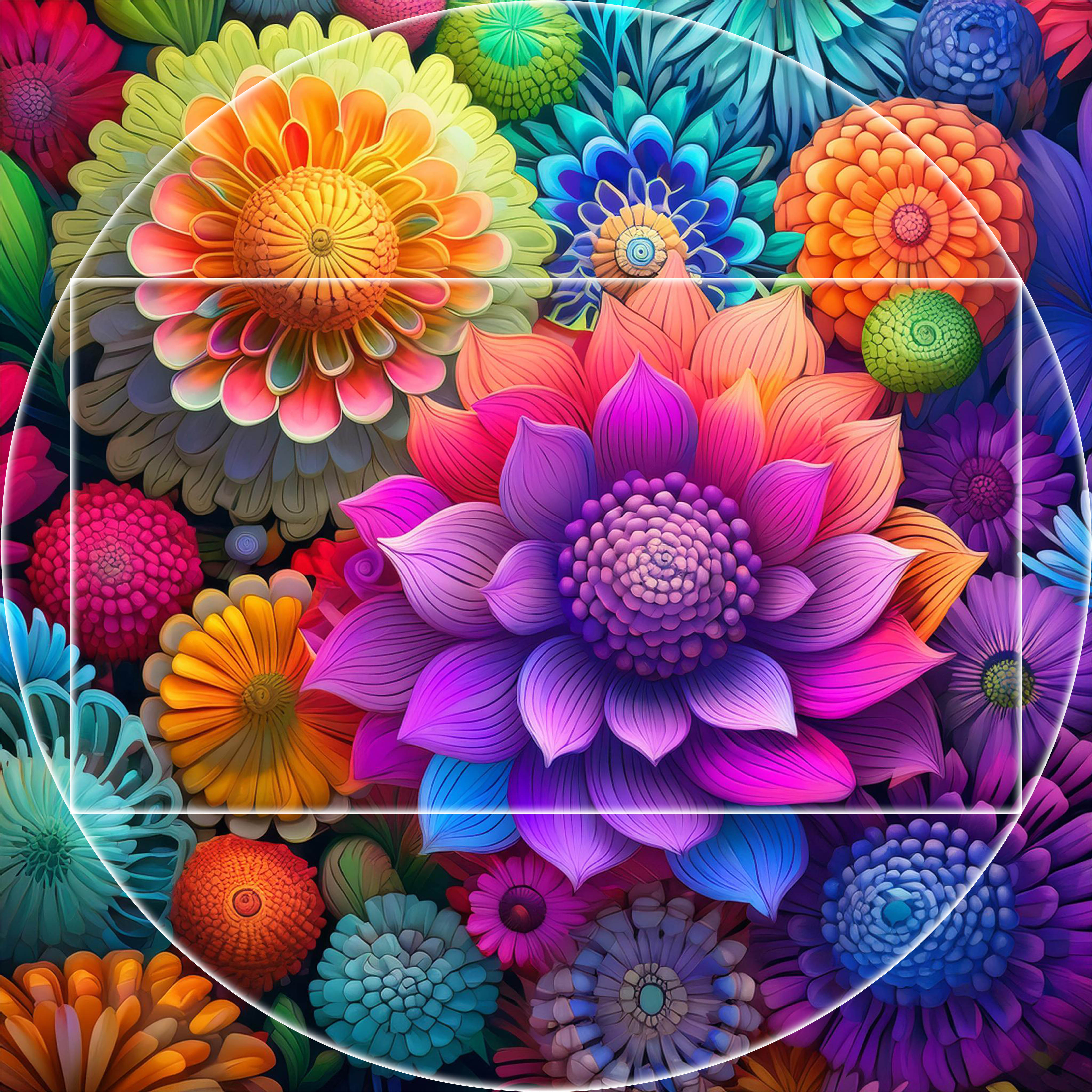 Psychedelic Flowers with Circle and 4K image.jpg